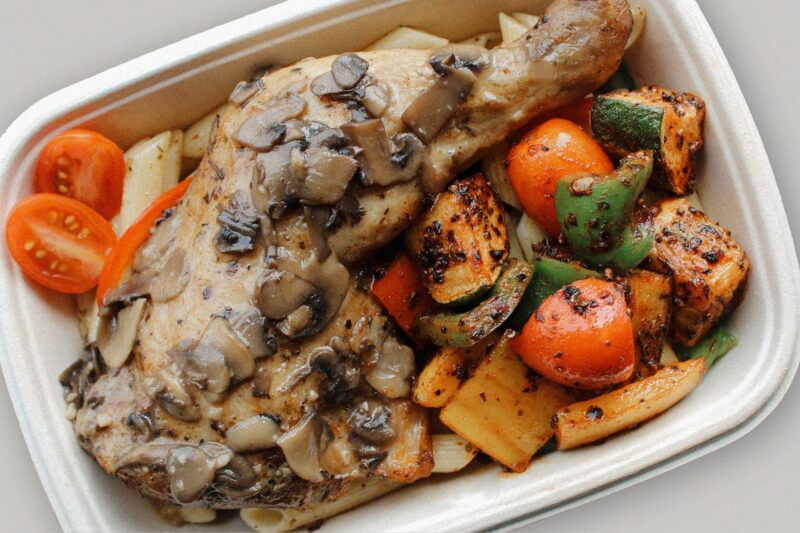 Sous Vide Chicken Bento Box